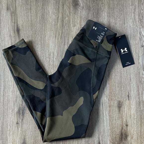 Under Armour Camouflage Leggings - Black and Green - Picture 9 of 9